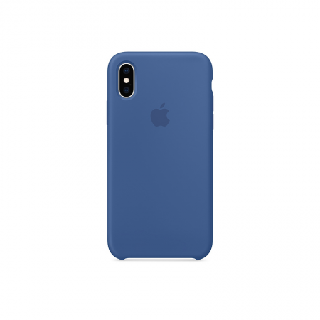 funda silicona azul clara fuerte apple iPhone x xs