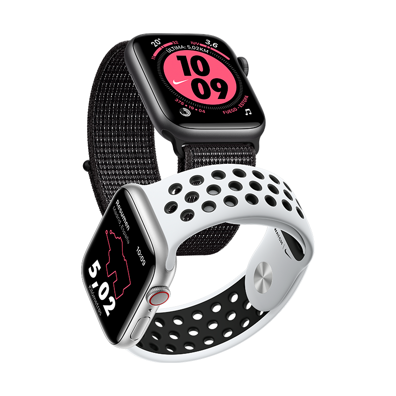 sofá Deducir restaurante Apple Watch Nike Series 5 40mm GPS+Celular Plata | Sicos Donostia