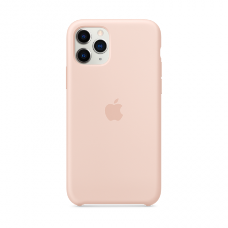 Comprar funda de silicona rosa palo para iphone 11 pro