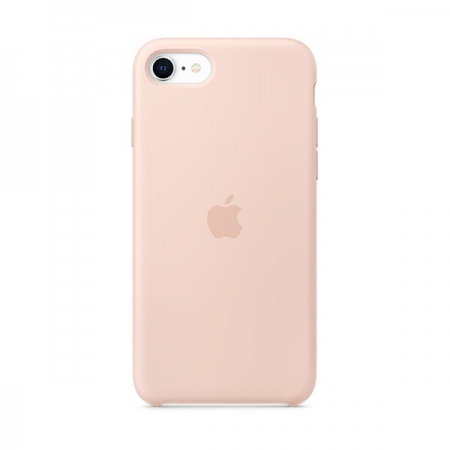 Funda silicona rosa Apple para iPhone SE